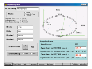 Logiciel de cintrage par laminage_Ellipse