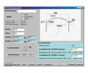 Software para curvado con rodillo_arco de cesta